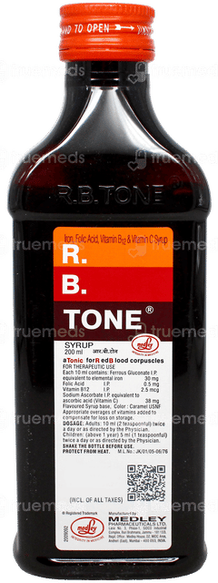 R B Tone Syrup 200Ml R B Tone Syrup 200Ml